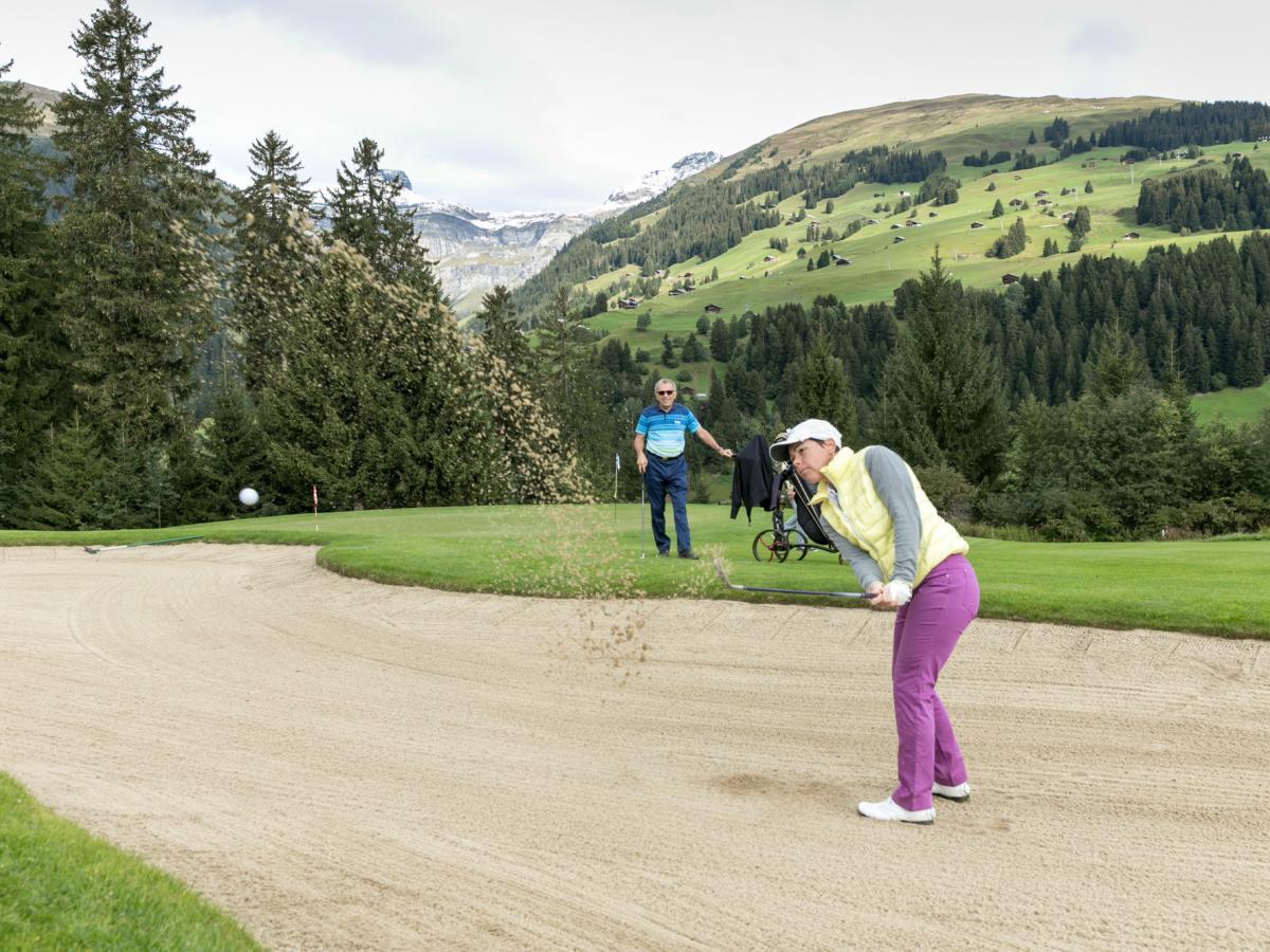 Golfplatz Briggels in der Schweiz